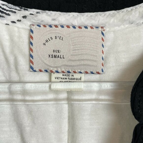 Postmark Anthropologie Egress Split‎ Neck Top - Picture 6 of 7